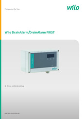 Wilo DrainAlarm FIRST Einbau- Und Betriebsanleitung