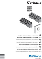 Sabiana Carisma S0686 Montage- Und Bedienungsanleitung