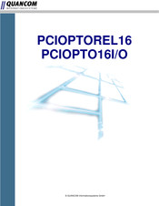 Quancom PCIOPTO16I/O Bedienungsanleitung