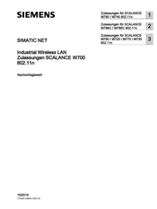 Siemens SIMATIC NET SCALANCE W748-2 M12 EEC Nachschlagewerk