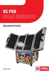 RS Pro SOLAR GENERATOR Bauanleitung