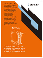 Berner LED Flooder Lux 6000 Bedienungsanleitung