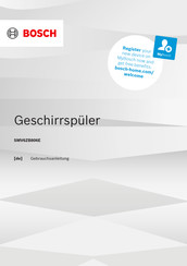 Bosch SMV6ZB806E Gebrauchsanleitung