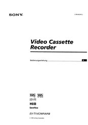Sony EV-T1AP Bedienungsanleitung