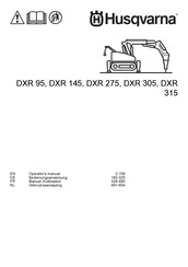 Husqvarna DXR 145 Bedienungsanweisung