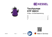Kessel KTP 300CH Einbau- Und Betriebsanleitung