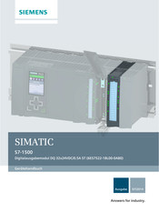 Siemens 6ES7522-1BL00-0AB0 Gerätehandbuch