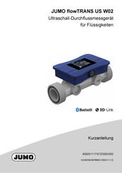 JUMO flowTRANS US W02 Kurzanleitung