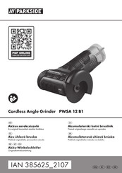 Parkside PWSA 12 B1 Originalbetriebsanleitung