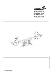 KOMPAN M18201-12P Bedienungsanleitung