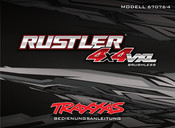 Traxxas RUSTLER 4x4 VXL BRUSHLESS 67076-4 Bedienungsanleitung