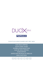 Fermax DUOX PLUS Schnellstartanleitung