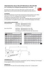 BFT GIUNO ULTRA BT A20 Inbetriebnahme
