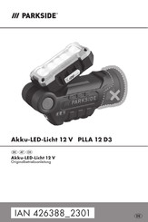 Parkside PLLA 12 D3 Originalbetriebsanleitung