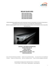 Frico BURDA PERFECTCLIME BRELG1500RD Montage- Und Gebrauchsanweisungen