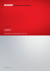 Beckhoff CX8091 Bedienungsanleitung