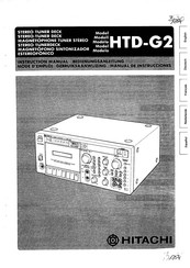 Hitachi HTD-G2 Bedienungsanleitung
