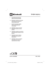 EINHELL 42.599.90 Originalbetriebsanleitung