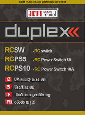 JETI model Duplex RC Power Switch RCPS10 Bedienungsanleitung