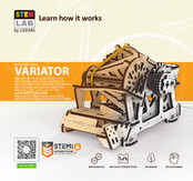 UGEARS Stem Lab VARIATOR Bedienungsanleitung