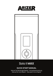 Arizer Solo II Schnellstartanleitung