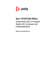 Poly Savi 7320 Office Bedienungsanleitung