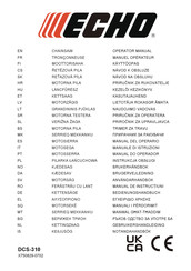 Echo DCS-310 Bedienungshandbuch