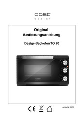 CASO DESIGN 731.2970.00 Original Bedienungsanleitung