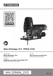 Parkside PSTKA 12 B3 Originalbetriebsanleitung