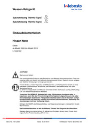 Webasto Thermo Top E Einbaudokumentation