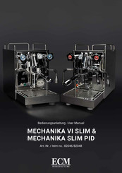 ECM Manufacture 82046 Bedienungsanleitung