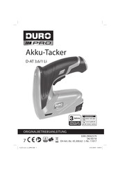 Duro Pro D-AT 3,6/1 Li Originalbetriebsanleitung