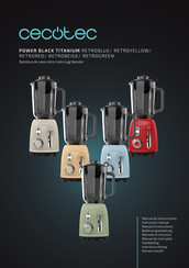 cecotec Power Black Titanium RetroBlue Montageanleitung