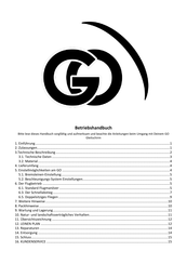 GRADIENT GO 28 Bedienungsanleitung