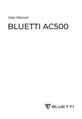 Bluetti AC500 Benutzerhandbuch