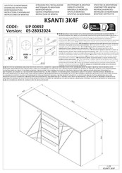 Forma Ideale KSANTI 3K4F UP 00892 Montageanleitung