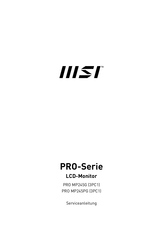 MSI PRO MP245G Serviceanleitung