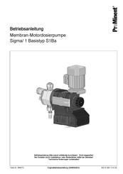 Prominent Sigma/ 1 S1Ba Betriebsanleitung
