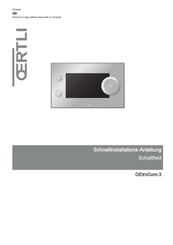 OERTLI OEtroCom-3 Schnellinstallations-Anleitung