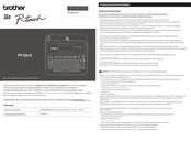 Brother PT-D410 Bedienungsanleitung