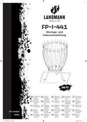 Landmann FP-I-441BKXX Montage- Und Gebrauchsanleitung