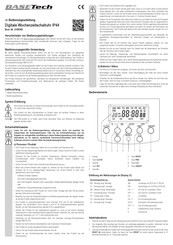 BASETech 2106308 Bedienungsanleitung