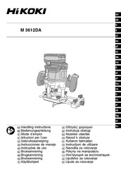 HIKOKI M3612DAW2Z Bedienungsanleitung