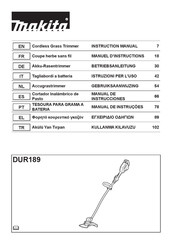 Makita DUR189Z Betriebsanleitung