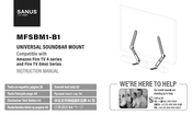 Legrand SANUS MFSBM1-B1 Bedienungsanleitung