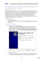 HT Instruments Solar I-V Firmware-Aktualisierung