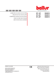 baltur 35640010 Betriebsanleitung