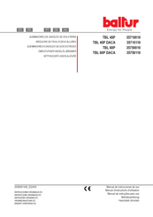 baltur 35710110 Betriebsanleitung