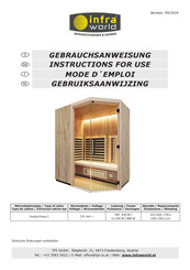 Infraworld 390403 Gebrauchsanweisung