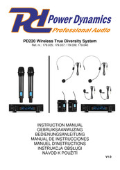 Power Dynamics PD22B Bedienungsanleitung